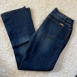 NWT! WHBM Dark faded denim new with tags. Size 8S. Slim Boot cut